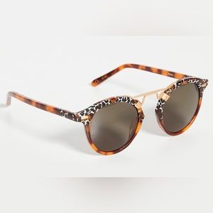 Krewe St. Louis STL II Milano Tortoise Sunglasses - defect